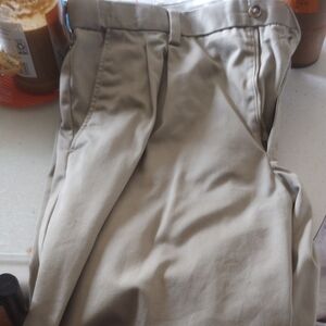 George Tan Chinos with Pleated Front and Crisp Creases Size 36×30